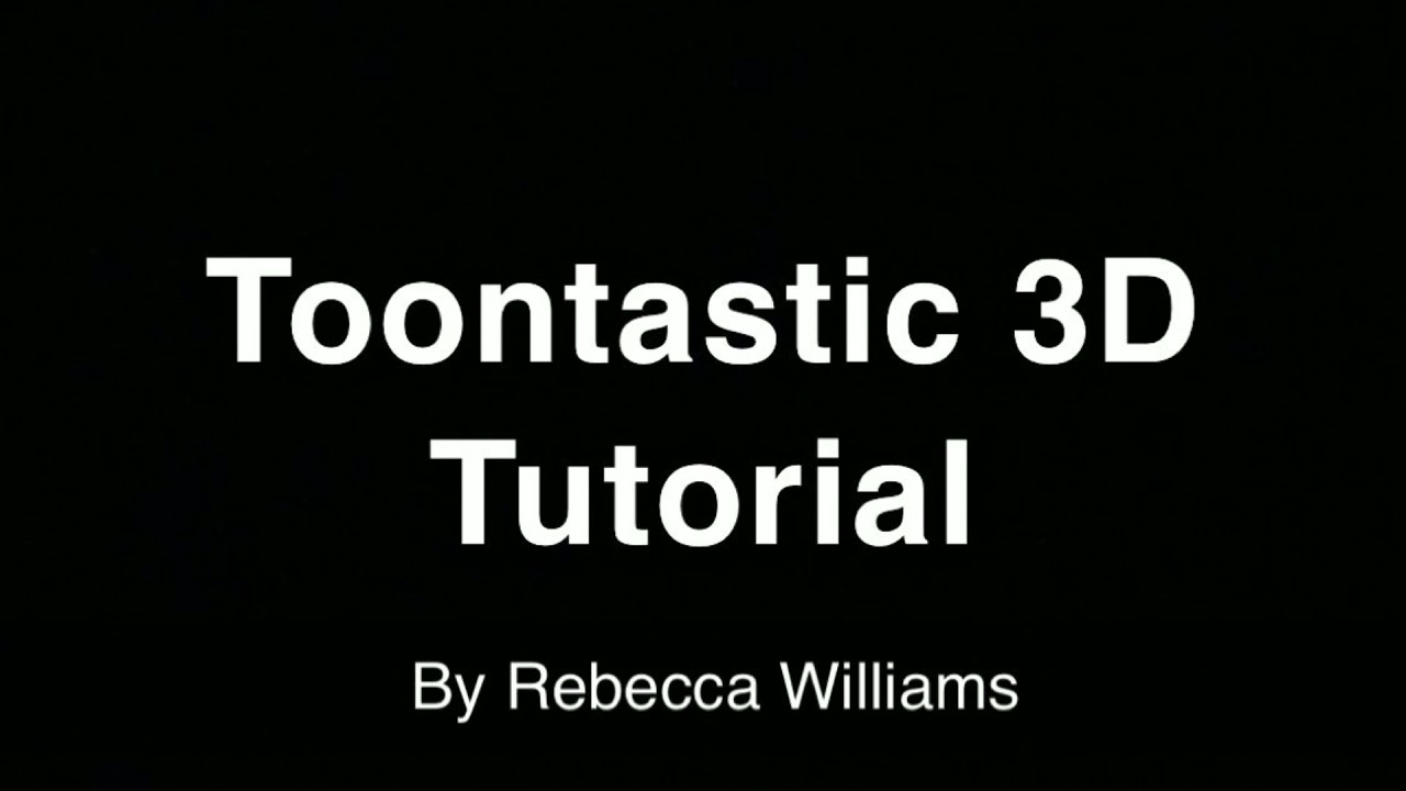 Toontastic 3D Tutorial