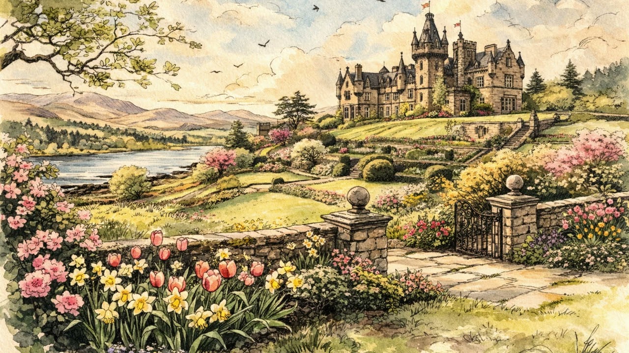 Springtime in a Scottish Castle 🏰 Peaceful Classical Music Ambience for Study & Relaxation