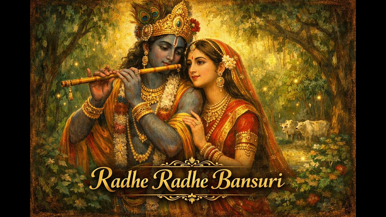 Radhe Radhe Bansuri | Krishna Flute for Pure Bhakti