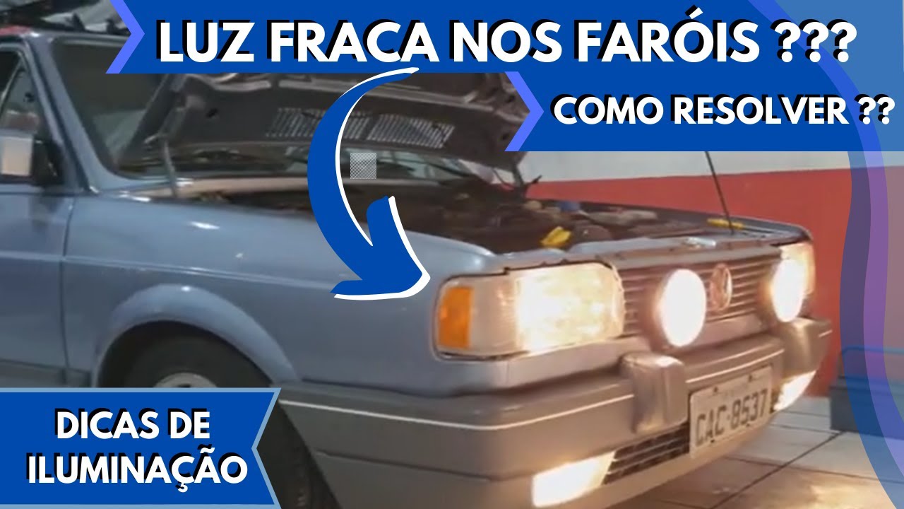COMO MELHORAR A ILUMINAÇÃO DO SEU CARRO COM LÂMPADAS ORIGINAIS??? / DEFEITO DE LUZ FRACA NO FAROL