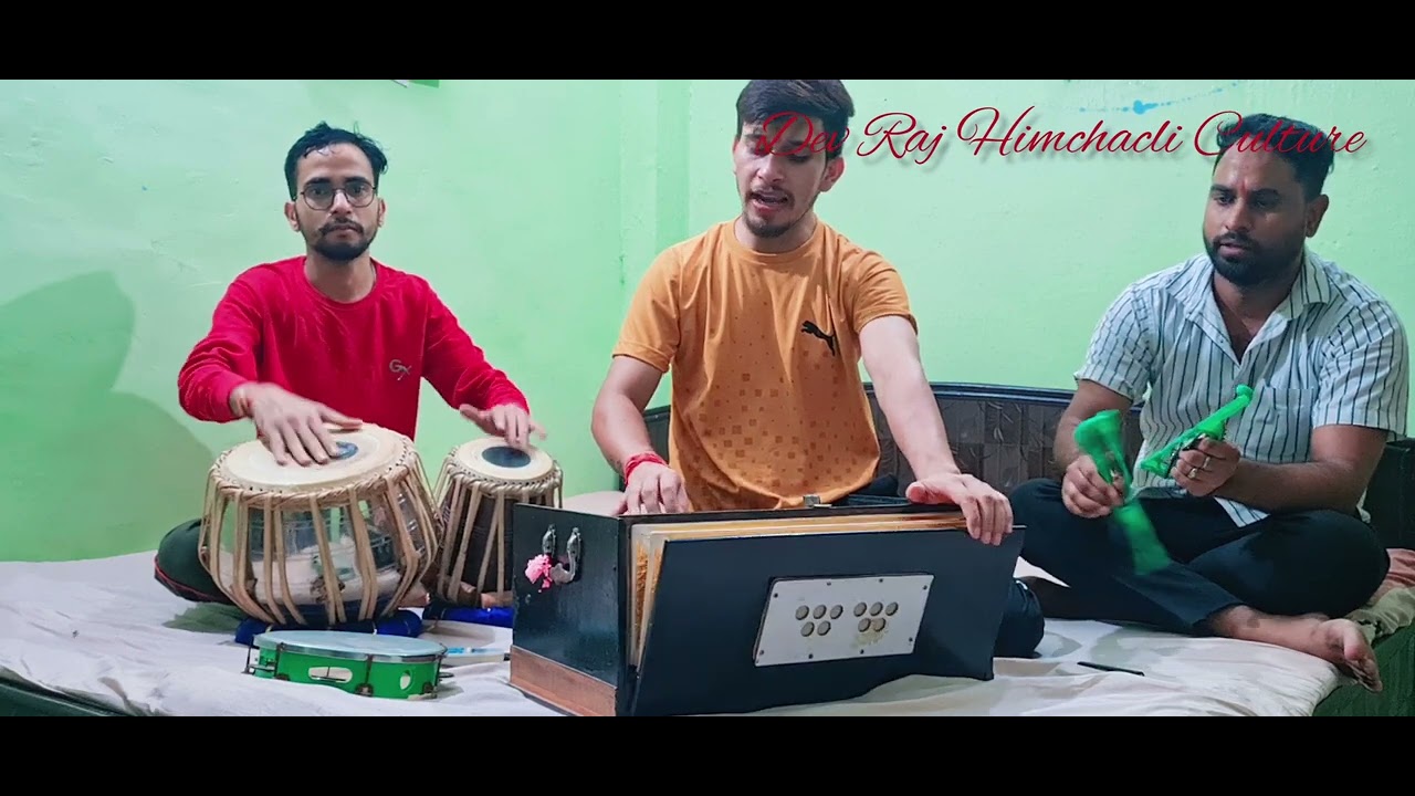 Himachali Culture 😛❤chad de dupta nand lal bajan song leke aye he💥💥Dev Raj .Manoj .Satish ke avaj me