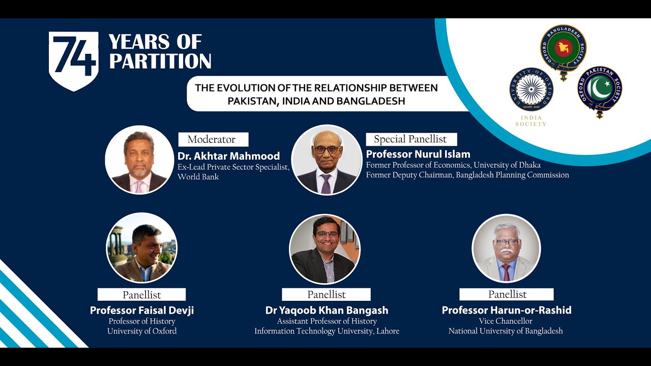 74 YEARS OF PARTITION | The Evolution of the relationship between Pakistan, India and Bangladesh
