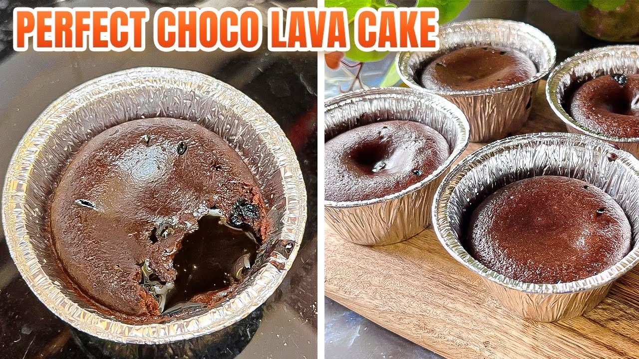 Perfect Choco Lava Cake | How to make Dominos Style Choco Lava Cake No Oven No Eggs And Maida