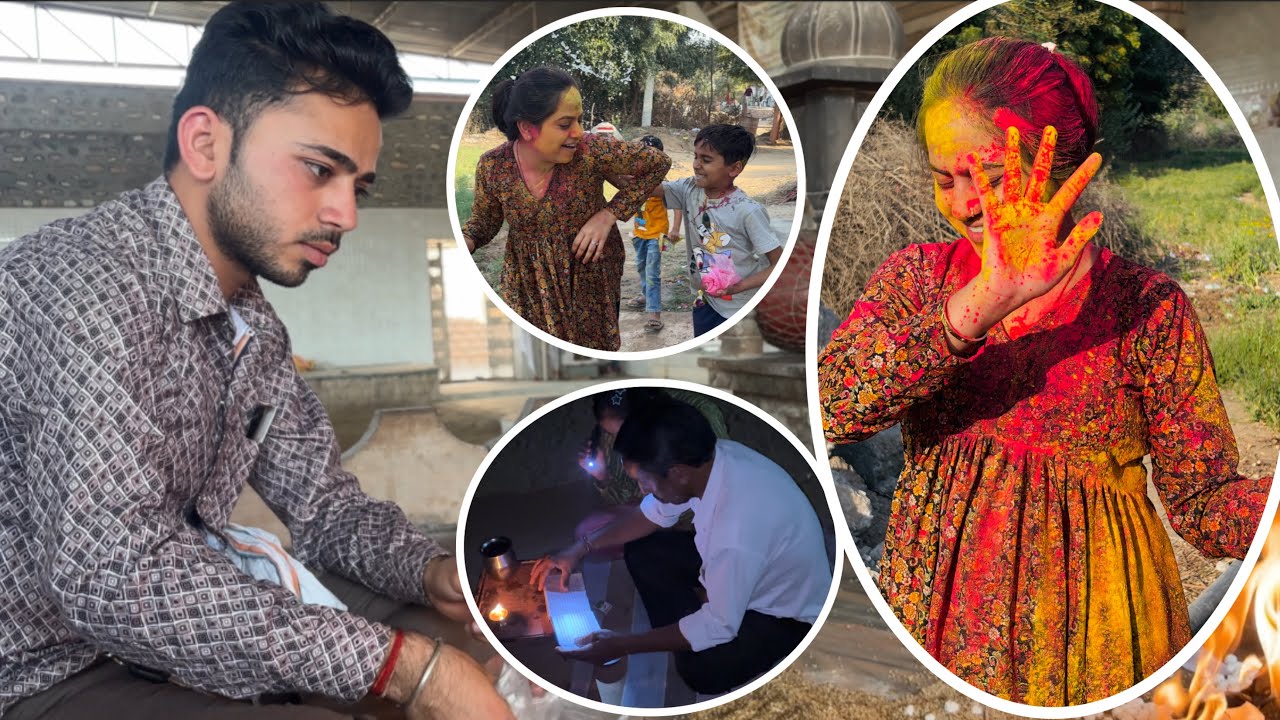 ना चाहते हुए भी यह कम करना पड़ा होली वाले दिन 🥺🥲 !! @poojasharmaVlogs44 
