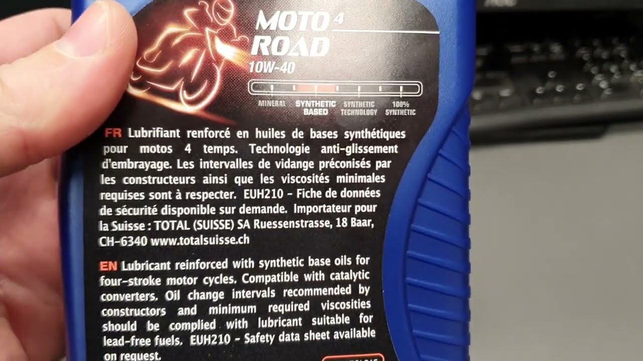 213957 ELF Масло для двигателей с воздушным охлаждением Moto 4T Road 10W-40 (Канистра 1л)