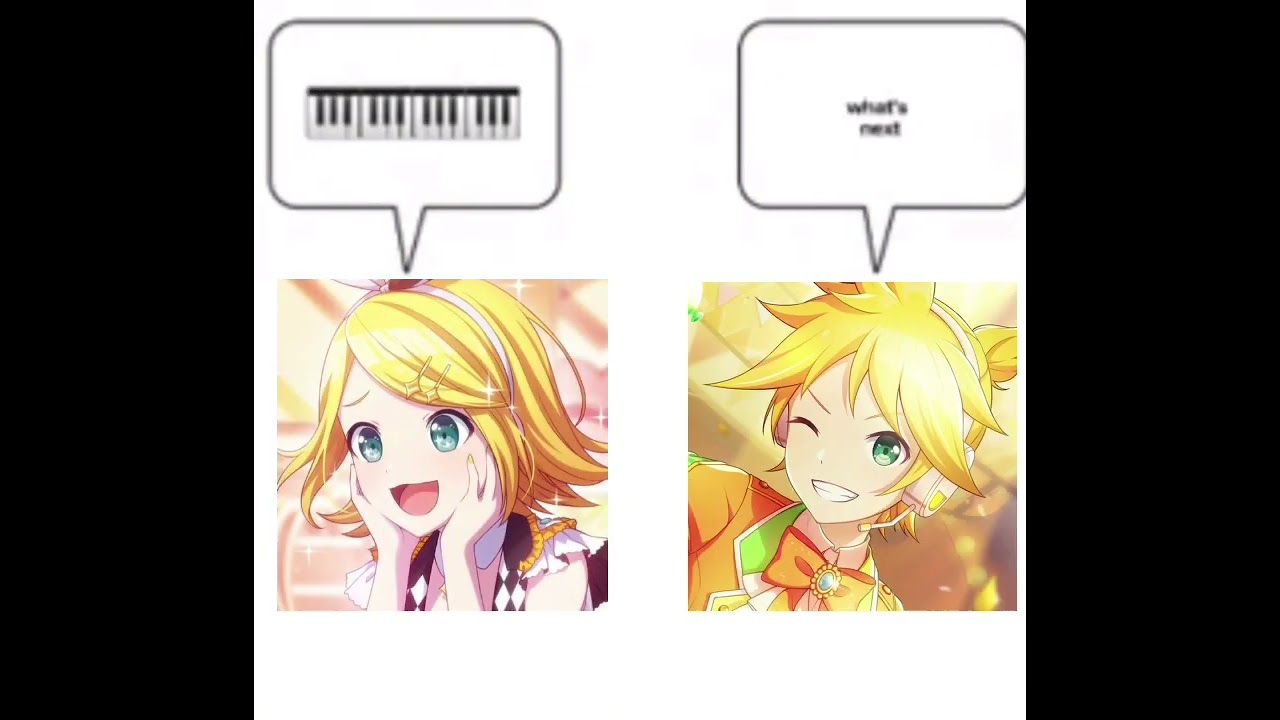 Rin and Len #rinkagamine #lenkagamine