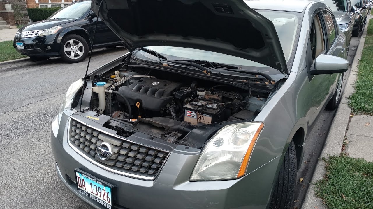 как заменить свечи зажигания, Nissan Sentra 2005/12