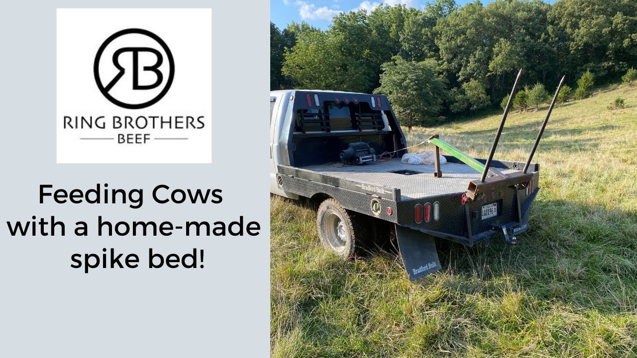 Feeding Hay With a Home-Made Spike Bed