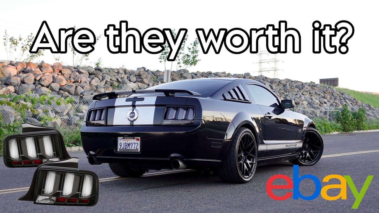 05-09 Mustang Gt Ebay Spyder Taillight Install/Review