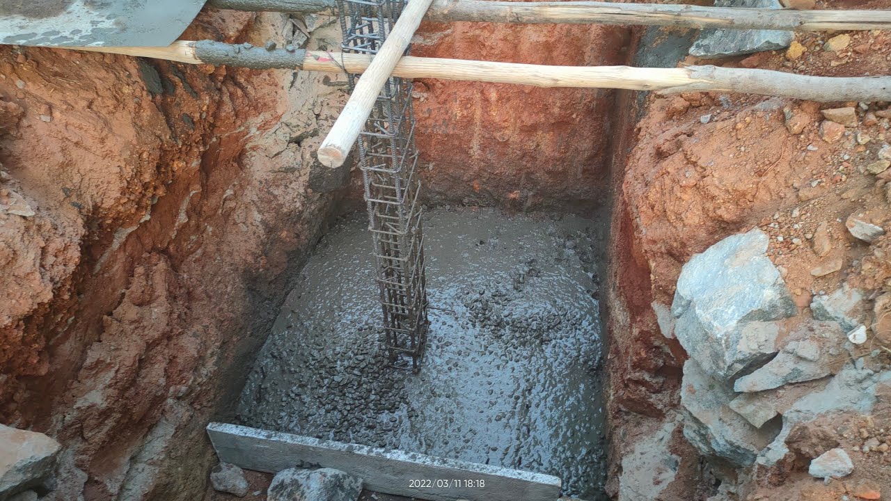 footing concrete mix ratio live from site
