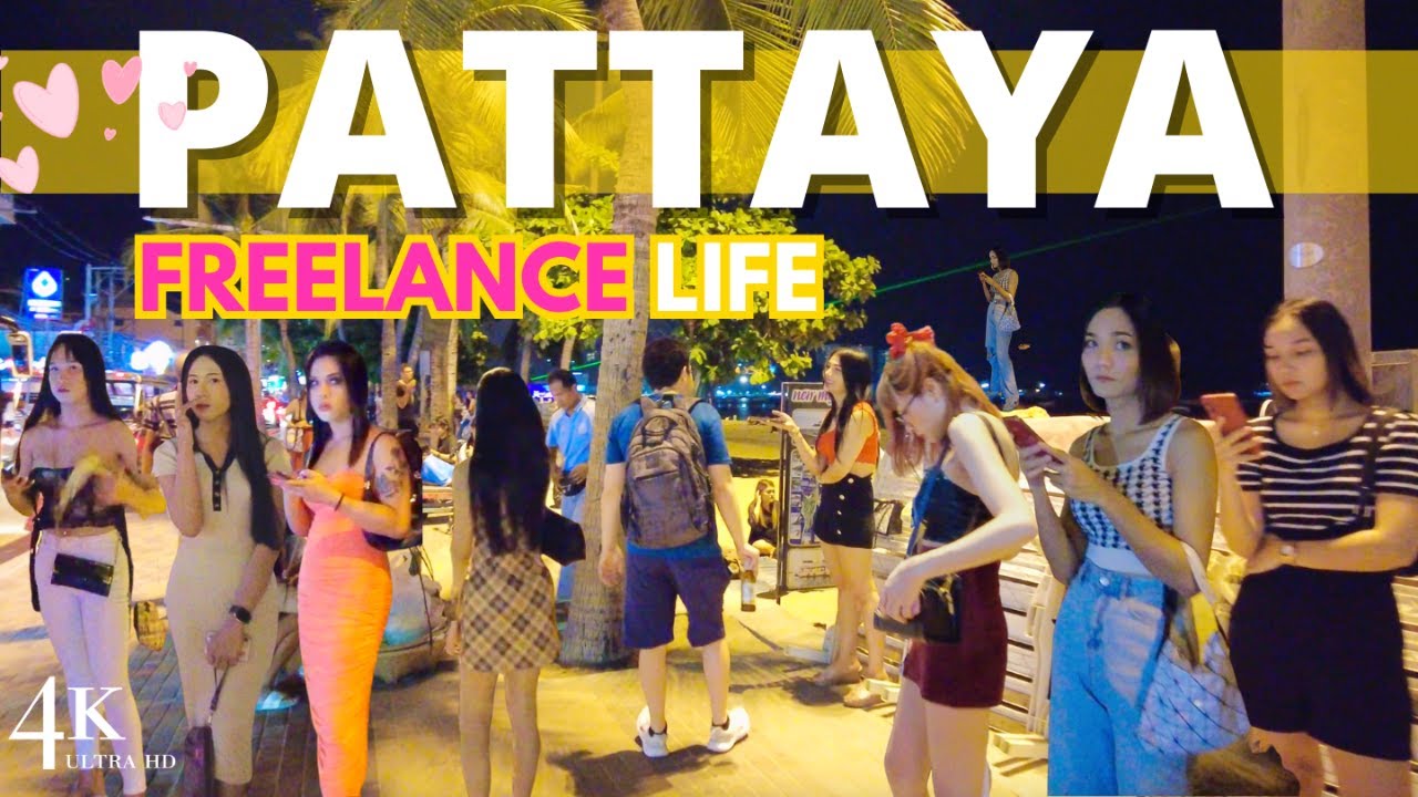 ❌❌❌  Pattaya 2023 Beach road walking tour, Thailand