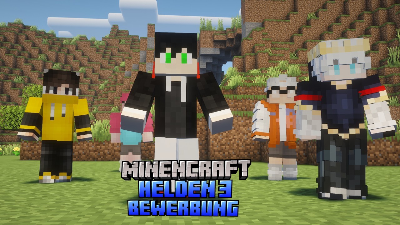 Meine NEUE Bewerbung für Minecraft Helden 3 PvP, Story & warum ich dabei sein will