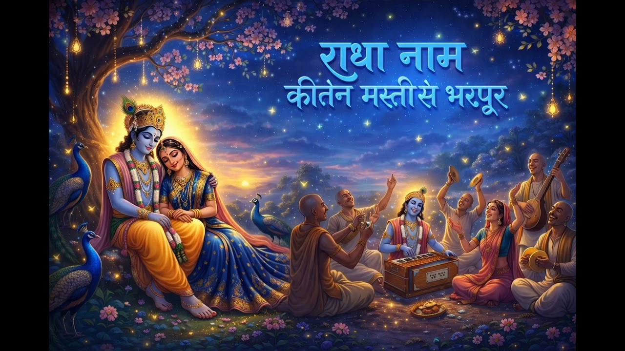 राधा नाम कीर्तन मस्ती से भरपूर | सुनते ही मन शुद्ध हो जाए | Radha Naam Bhajan