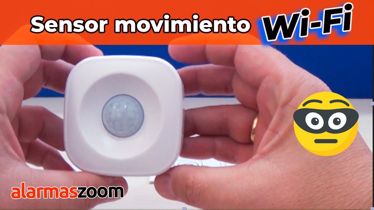 🔻 Sensor movimiento WiFi 🔻Detector de movimiento infrarrojo interior inalámbrico sin central alarma