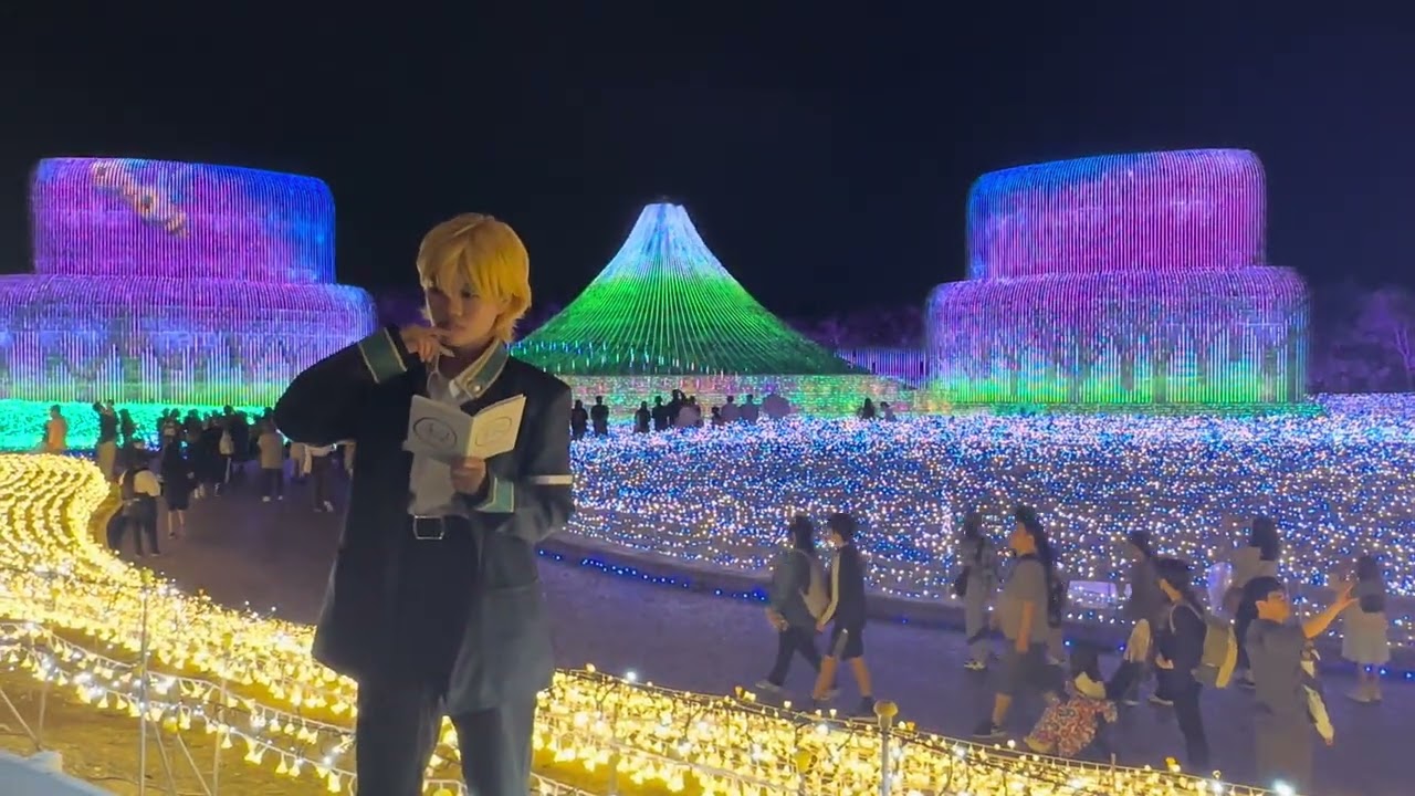 Luzes de Nabana no sato #luzesled #ilumina&ccedil;&atilde;oled #japan #gael #nabananosato 