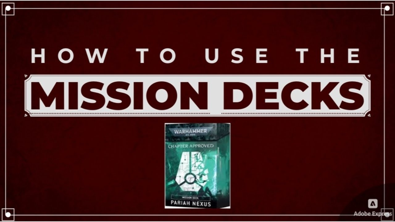 How To Use Mission Decks? | WARHAMMER 40,000