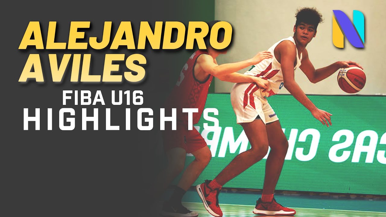 Alejandro Aviles Pureto Rico FIBA u16 Highlights | 16.7 PPG 10.8RPG