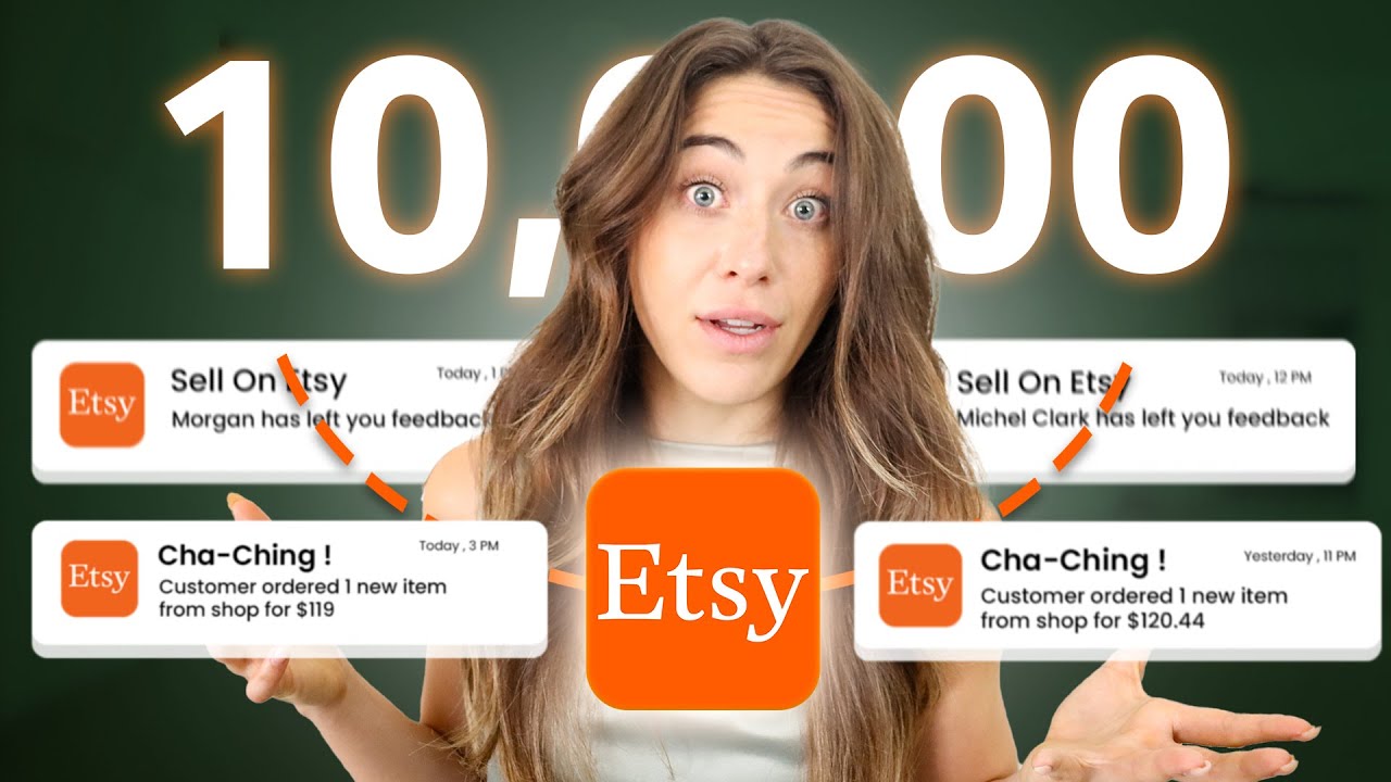 How to go from 100 Etsy Sales to 10,000  🚀