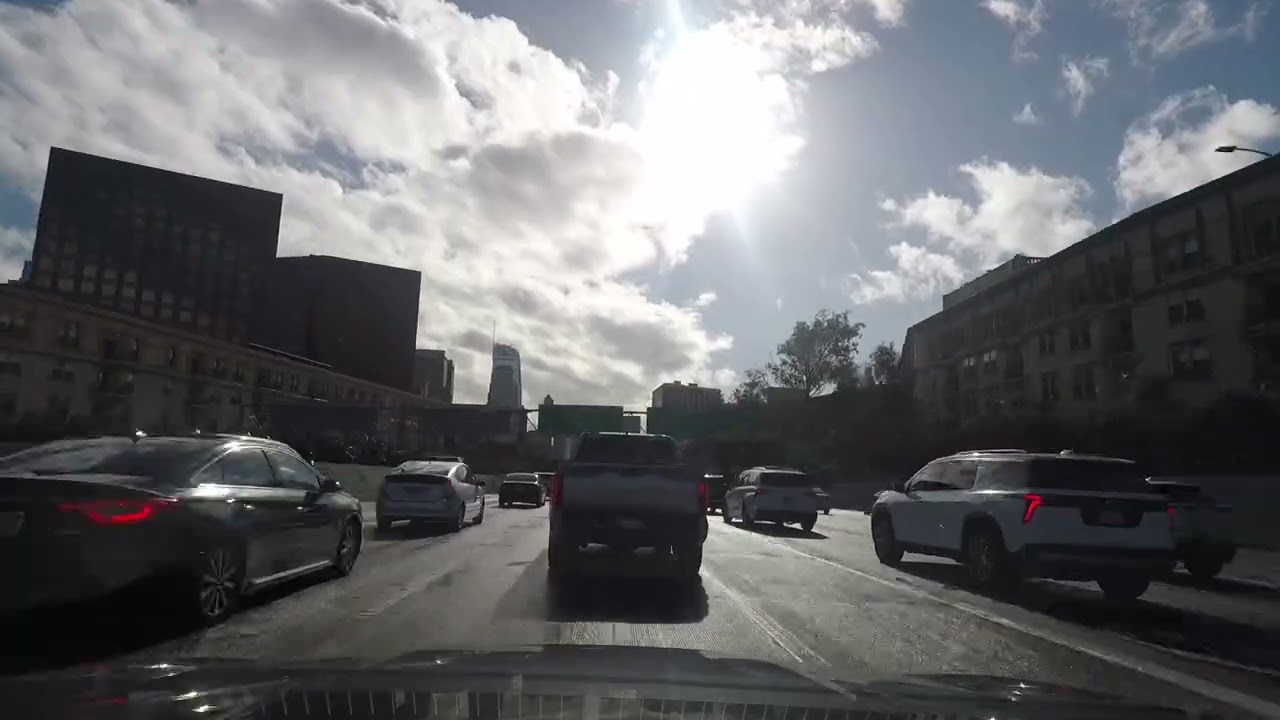 Highland Park to Koreatown — Day Drive Timelapse | Forward Only