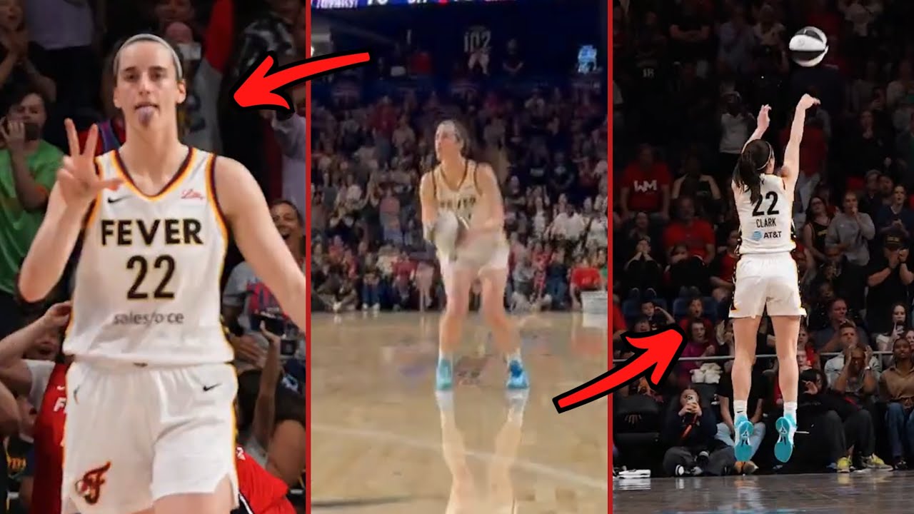 Different Angle Of Caitlin Clark GAME WINNING SHOT vs. Washington Mystics!