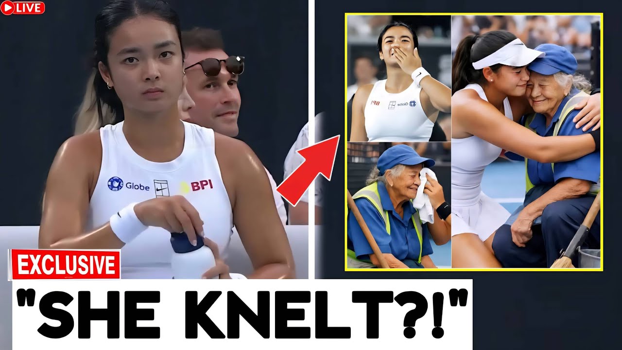 SHE DID WHAT?! Alex Eala KNEELS Before Cleaner After Historic Win—Stadium in TEARS!