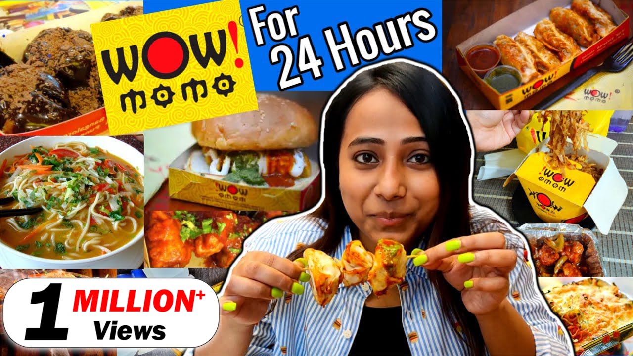 I only ate WOW MOMO for 24 hours challenge ! #BirthdaySpecial