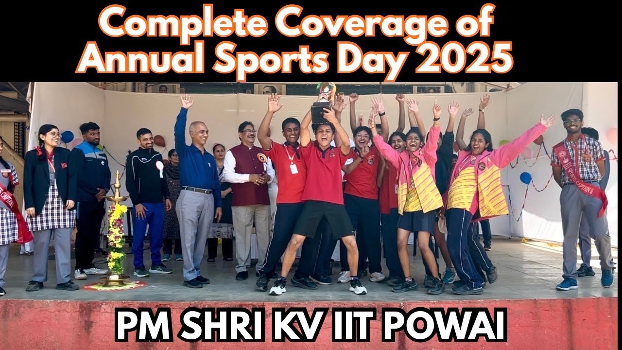 Complete Coverage of Annual Sports Day 2025 | KV IIT POWAI | #sports #sportsday #librarypoint #kvs