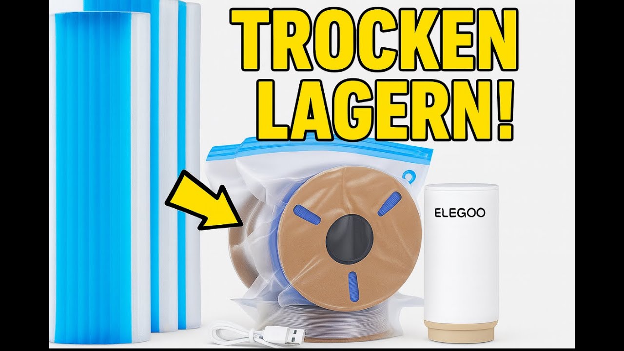 Filament richtig lagern – ELEGOO Vakuum-Kit im Test