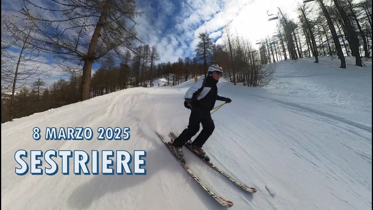Sestriere 8 Marzo 2025 torno a sciare dopo 5 anni!
