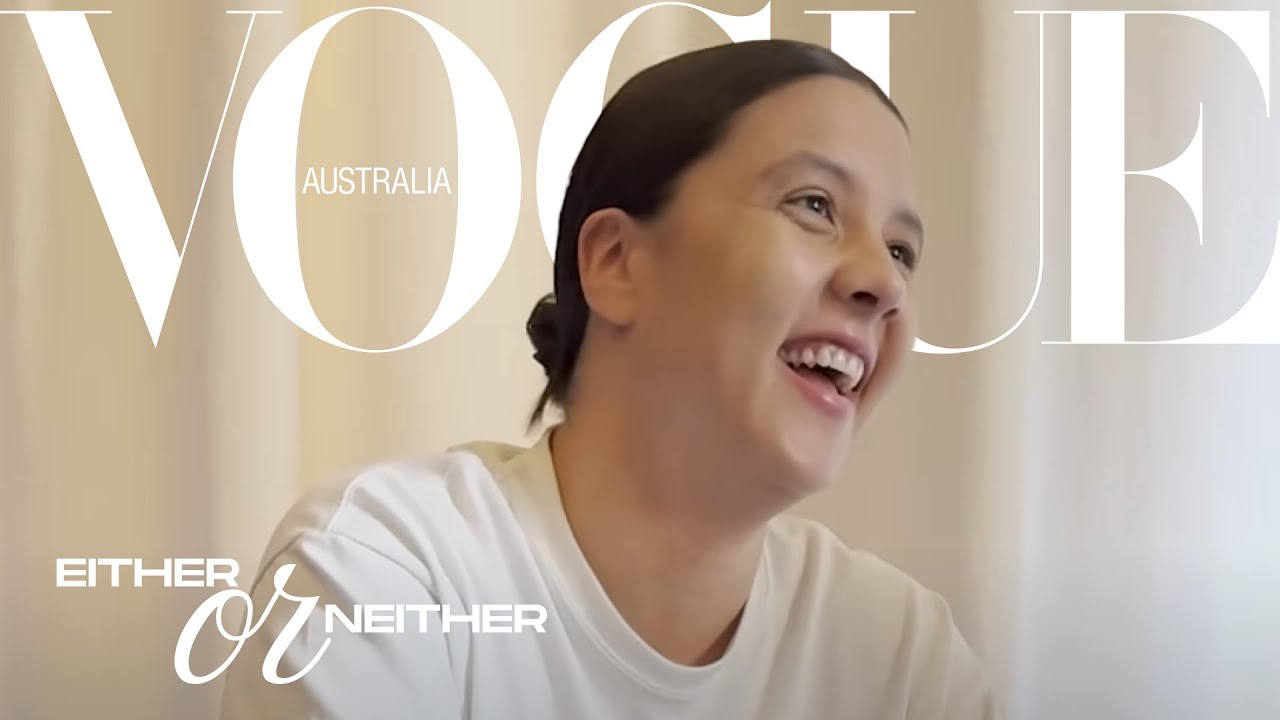 Sam Kerr plays 'Either or Neither' with Vogue Australia