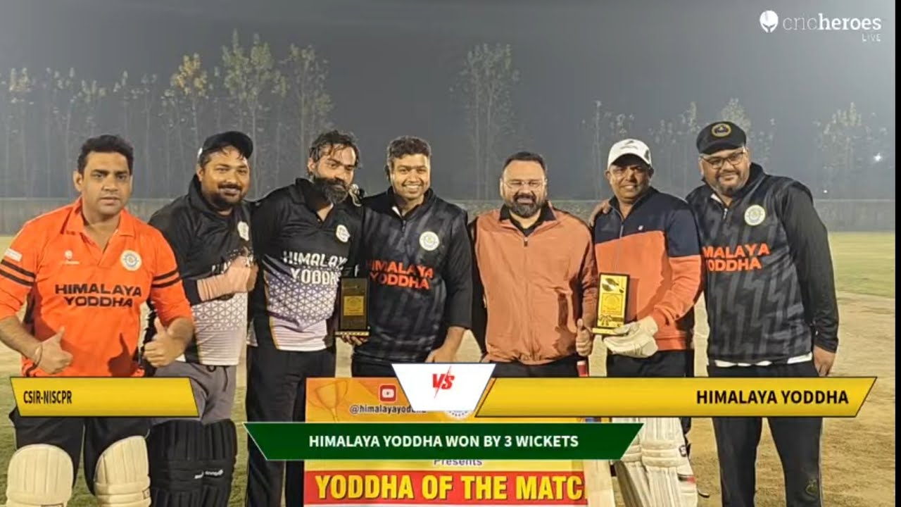 CSIR-NIScPR vs Himalaya Yoddha live cricket match | Individual live - Ace Cricket Club Ghaziabad