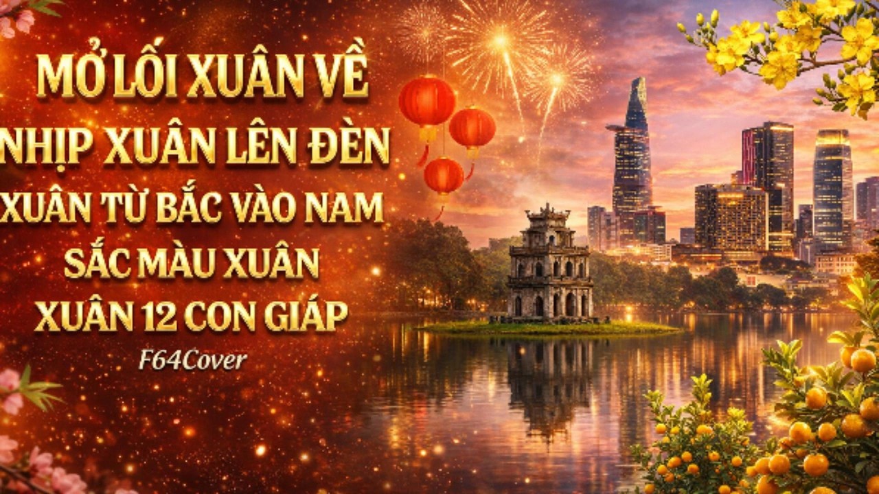 MỞ LỐI XUÂN VỀ – TUYỂN TẬP NHẠC TẾT 2026 | F64Cover | ĐÓN TẾT SUM VẦY RỰC RỠ