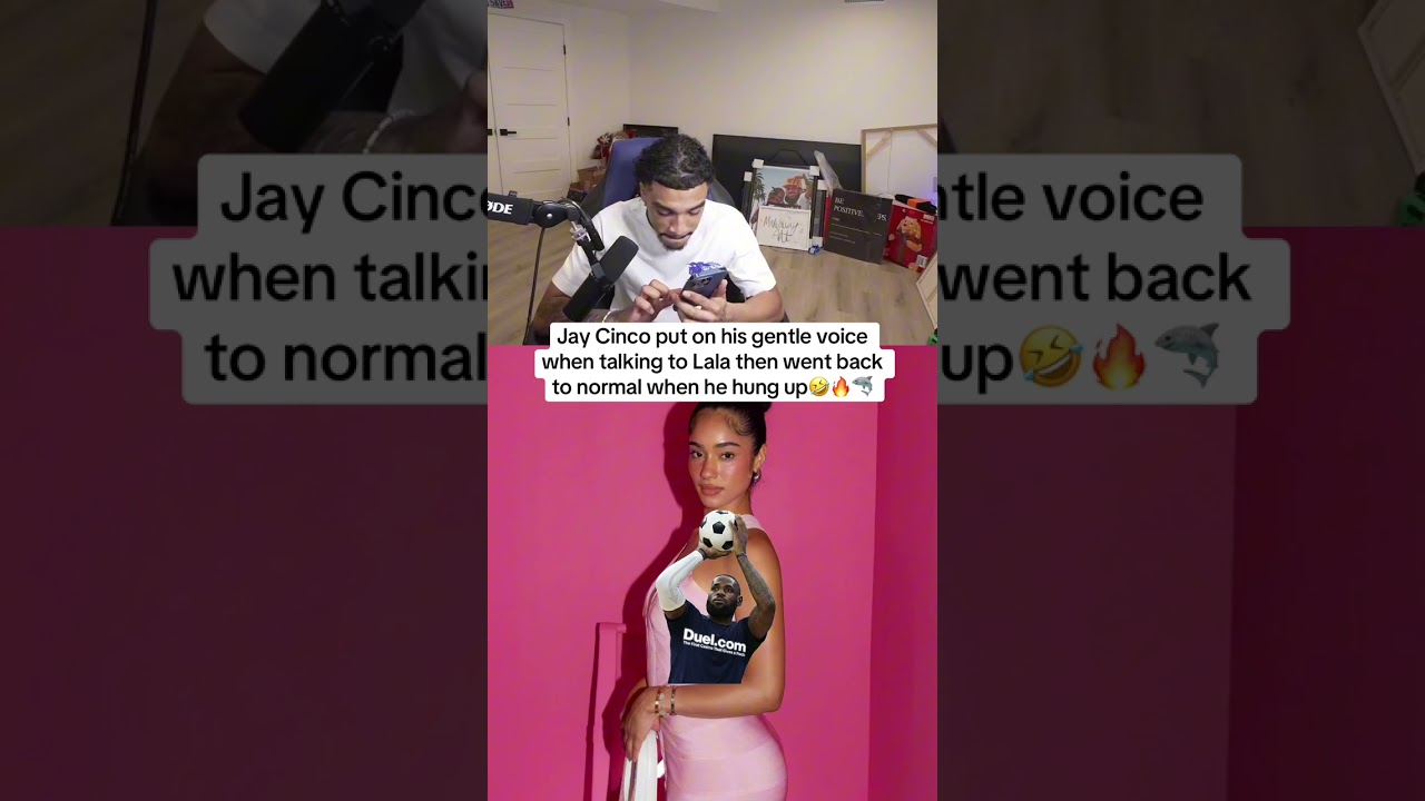 Jay Cinco put on his gentle voice talking to Lala then went back to normal