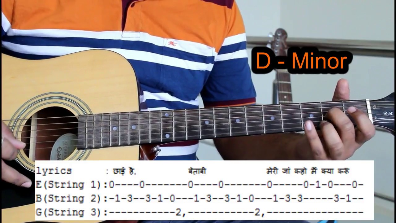 Dil Ko Tumse Pyar Hua Guitar Lesson | Easy Guitar Lesson | RHTDM | Romantic Song | Unplugged Cover