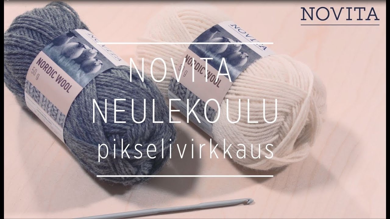 Novita neulekoulu: Pikselivirkkaus C2C