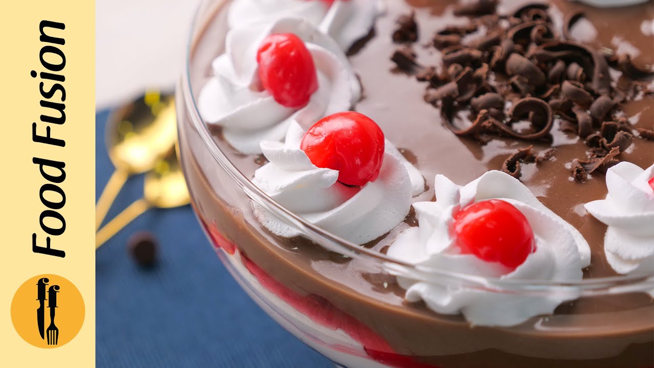 Eid Special Dessert - Black Forest Trifle Recipe 2023 by Food Fusion