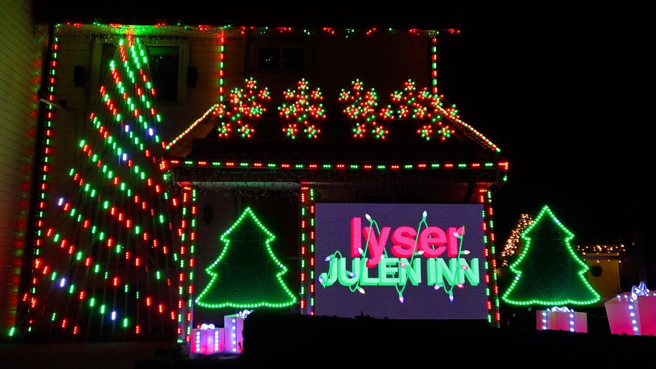 &ldquo;Lyser Julen Inn&rdquo; &ndash; Spektakul&aelig;rt Julelys Show p&aring; &Aring;lg&aring;rd (utdrag)