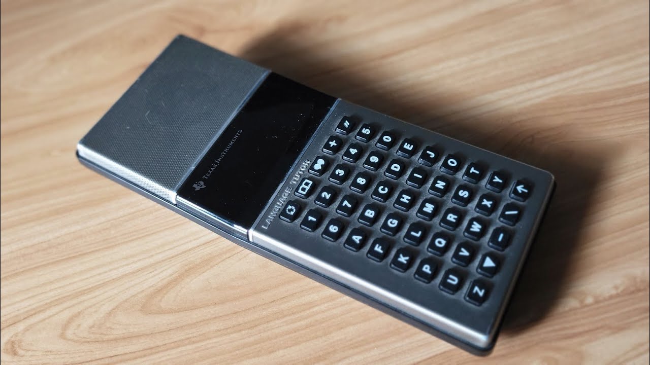 Texas Instruments Translator from 1979 - famous used by Kraftwerk on Computer World & Numbers