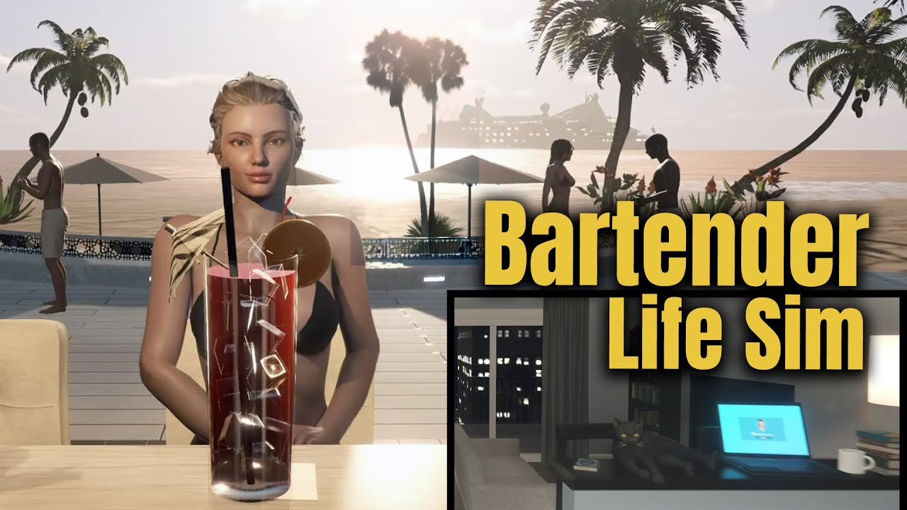 Who needs a drink? | LOW BUDGET SIMS | Bartender Hustle Story Mode