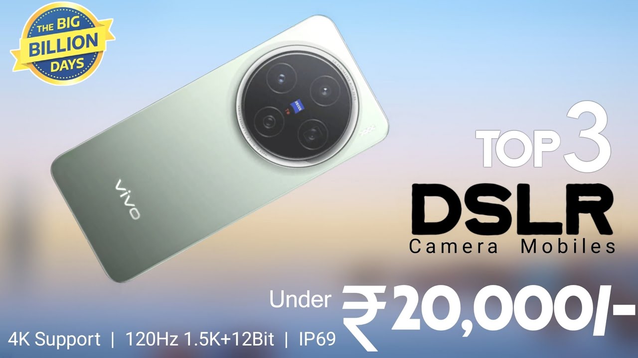 Top 3 Camera Mobiles Under ₹20,000 in September 2025 - 4K | Flipkart BBD & Amazon GIF Sale 2025