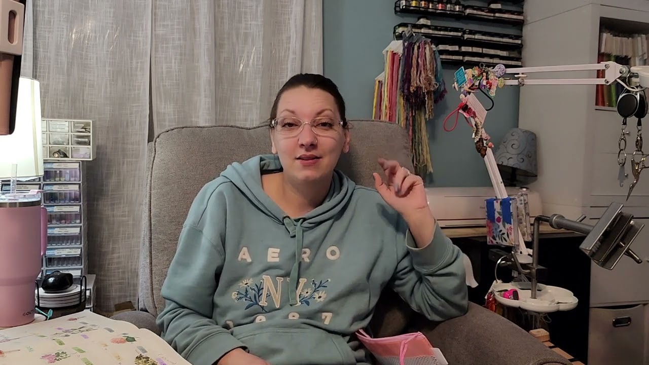 Flosstube 14:  March Update New Starts, Finishes and lots of WIPS