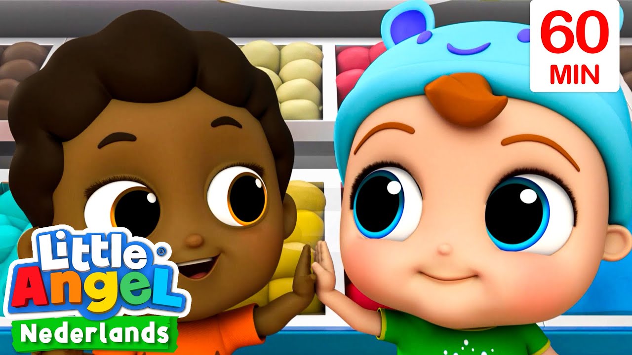 Leer je handen wassen | Kinderliedjes met Baby John | Little Angel Nederlands