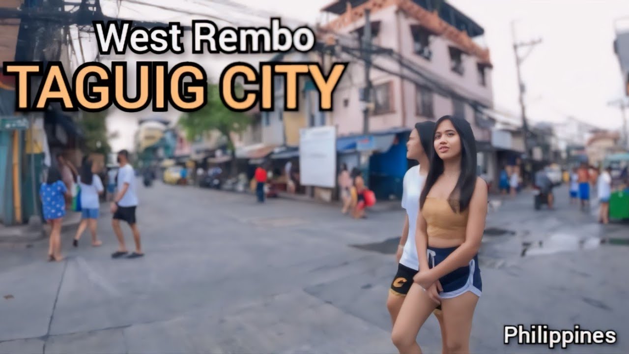Real Life in WEST REMBO Taguig City Philippines -Virtual Tour