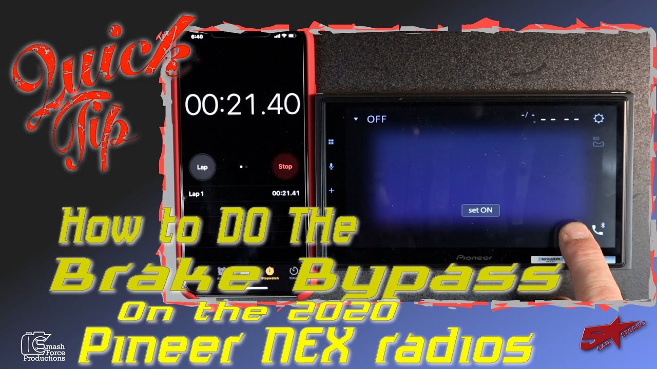 Как сделать обход тормозов на радиоприемниках Pioneer NEX 2020 года