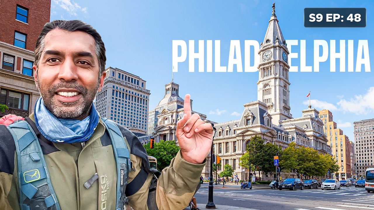 Hidden Side of Philadelphia You've Never Seen 🇺🇸 S9 EP 48 | Pakistan to Americas Motorcycle Tour
