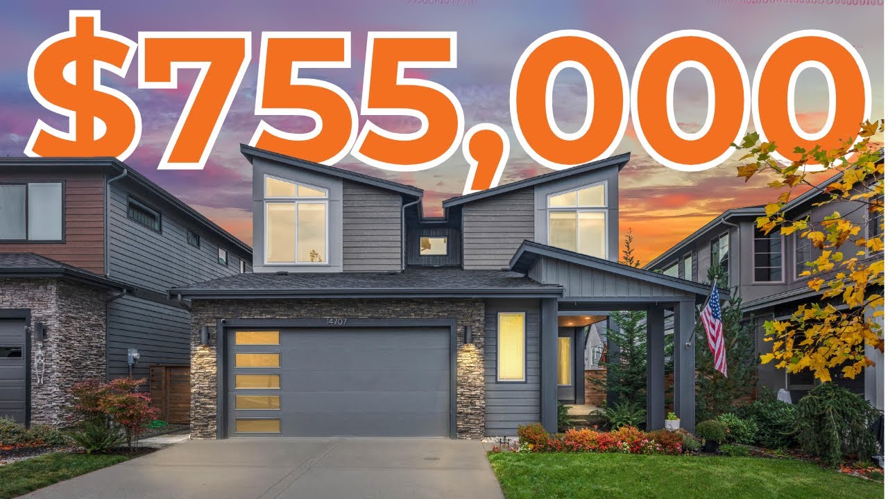 INSIDE A $755,000 Brookstone Modern Luxury Home In ICONIC Observation Ridge in Tehaleh Bonney Lake