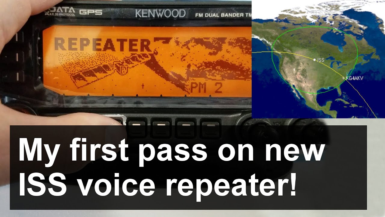 My first pass on the new ISS crossband voice repeater!