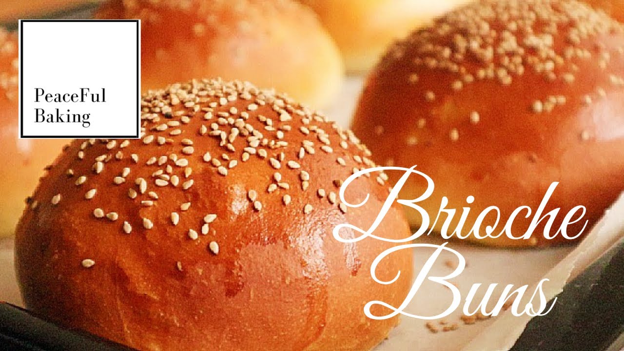 Softest Brioche Burger Buns Recipe | Completely By Hand