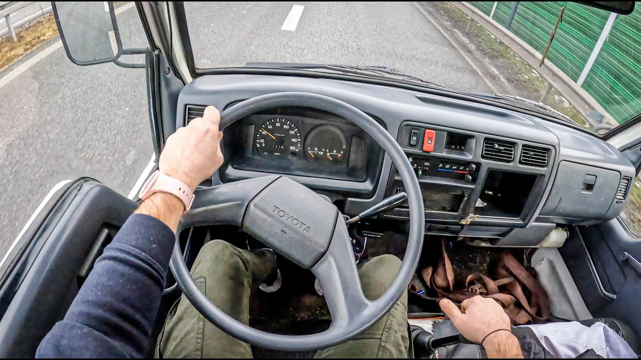 1997 Toyota Dyna [3.0 D-4D 88HP] | POV Test Drive #1057 Joe Black