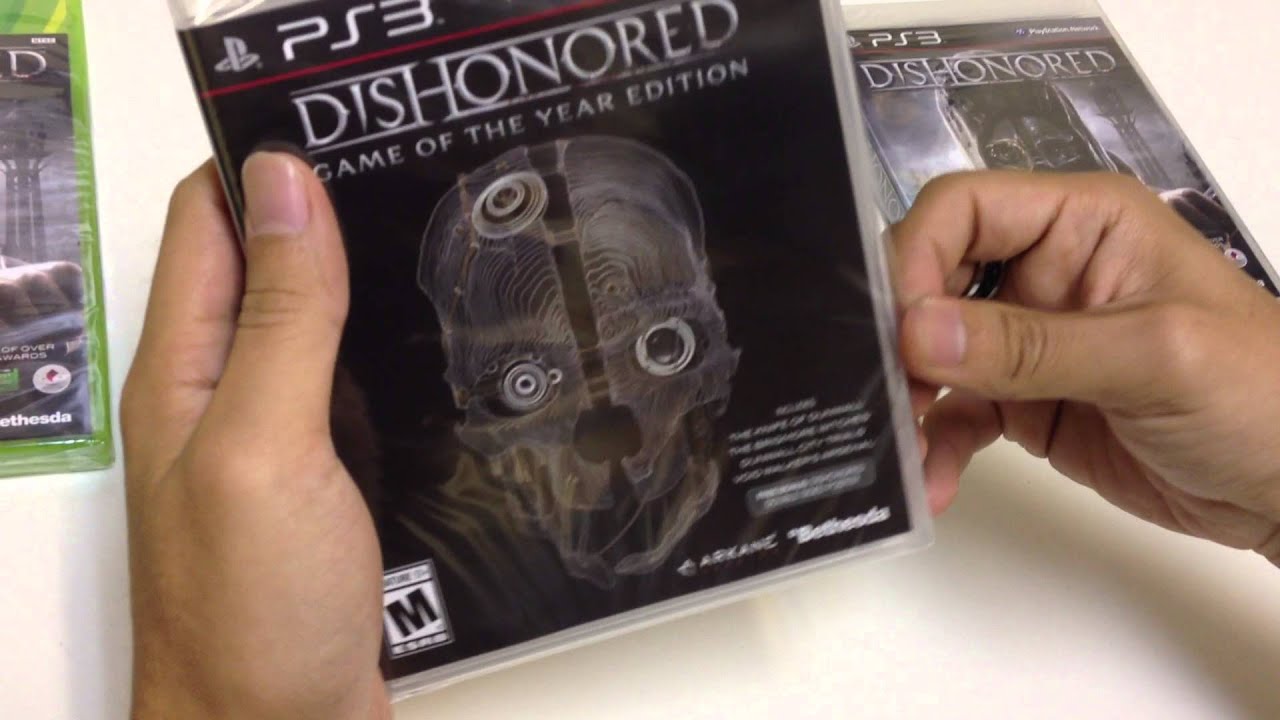 Unboxing Dishonored Game of the Year GOTY Edition PS3